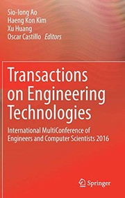 Transactions on Engineering Technologies cover